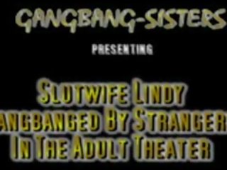My wife gangbanged in adult Theater