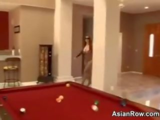 Busty Asian In Lingerie Bounces On A phallus