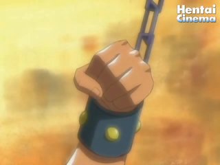 Anime prisoner nabywa bita i następnie brutalnie pieprzony w jej cipka