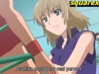 Knulling på tennis domstol hardcore anime video