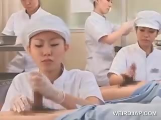비탄 아시아의 간호사 마찰 샤프트 용 정액 의료 시험