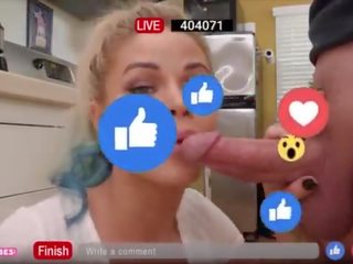 Getting mbales from her mbeling beau by blowing her stepbrother on fb live