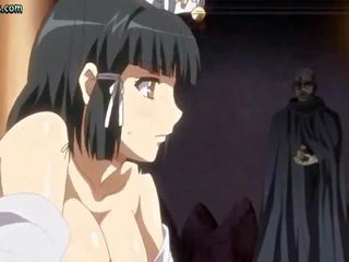 Anime prostituta prende coperto in sborra