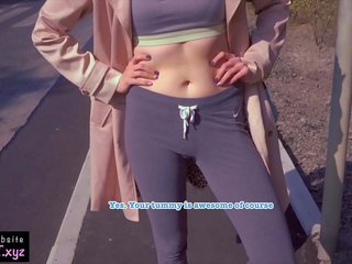 Public Agent Pickup 18 cookie for Pizza &sol; Outdoor dirty clip and Sloppy Blowjob