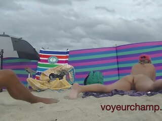 A taste of my sweetheart Nude Beach MILF Mrs Brooks Voyeur POV 8