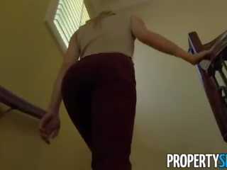 Propertysex - sedusive หนุ่ม homebuyer fucks ไปยัง ขาย บ้าน