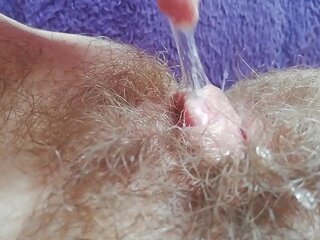 Groovy hairy bush big clit pussy compilation close up HD
