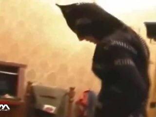Masked catwoman el bilen işlemek öjükdirmek & denial session