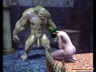 3d anime orc scopata tettona elfo