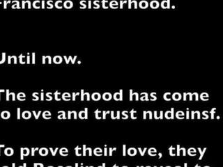 Nude in San Francisco: Rosalind masturbates and toys in public