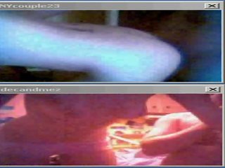 2 couples compete on webcams