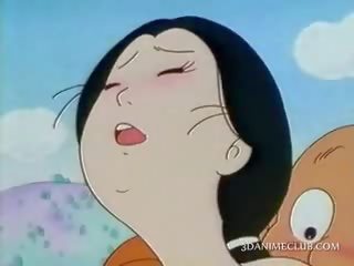 Ripened anime asiatisk knullet utendørs av henne seksuelt aroused skolegutt