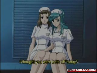 Hentai nurses foursome fucked a naughty medical person