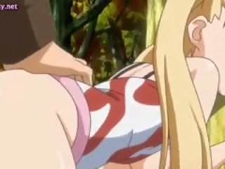 Blonde femme fatale Anime Gets Pounded