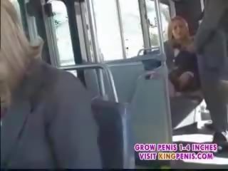 Jovem grávida fazer ele em um autocarro com asiática guy2