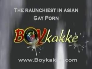 Gai asiatique fuckfest tours en bukkake session