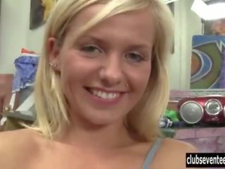 Awesome blonde Bella gets fucked POV
