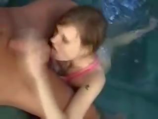 Swell marvellous ceko remaja kacau di sebuah kolam renang oleh bitchyporn(dot)co