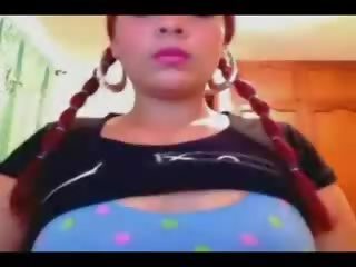 Chubby Redhead On Pigtails Dildo Fucking Herself show
