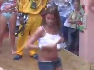 Babes Flash Their Tits in Public Nudity Fun