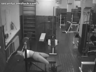 Security Webcam In The Weight Room Tapes The Astounding enchantress