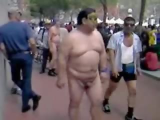 Fat Asian schoolboy Jerking On The Street video