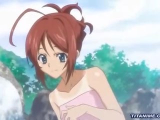 Vöröshajú hentai fiatal női jelentkeznek fogdostál tovább neki elit fürdőkád