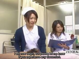 Subtitled cfnm japansk milf medico og sykepleier handjob
