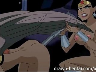 Justice league hentai - divi cāļi par batman putz