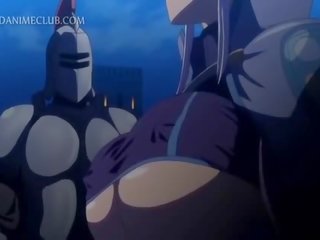 Krūtainas 3d anime hottie jāšana starving phallus ar iekāre