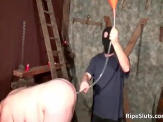 Fatty ginger mom aku wis dhemen jancok gets tied in ropes