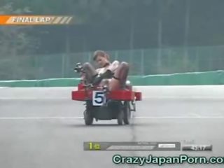 Divertido japonesa xxx película race!