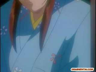 Ilgai plaukai japoniškas anime grand dulkinimasis